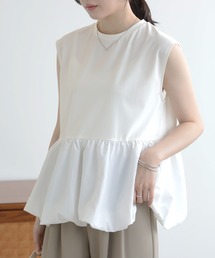 バルーンぺプラムフレンチTシャツ