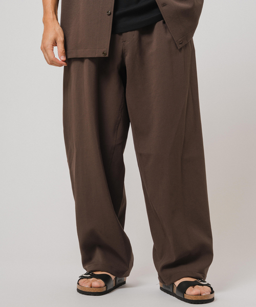 EDIFICE（エディフィス）の「T/E(ティーイー) フレンチ ワーク トラウザー（スラックス・メンズ・ブラウン/ブラック・SMALL/MEDIUM/LARGE）」の8枚目の写真