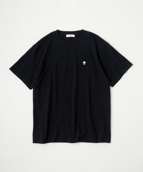 TAKEO KIKUCHI（タケオキクチ）の「【LIMITED】ワンポイント刺繍 半袖Tシャツ（Tシャツ/カットソー・メンズ・ブラック/チャコールグレー/ホワイト/ブルー・01/04/03/02）」の2枚目の写真