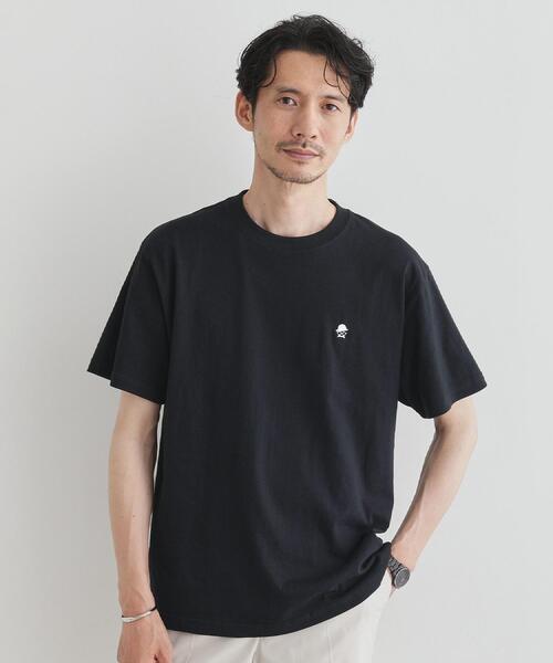 TAKEO KIKUCHI(タケオキクチ)の「【LIMITED】ワンポイント刺繍 半袖Tシャツ(Tシャツ/カットソー・メンズ・ブラック/チャコールグレー/ホワイト/ブルー・01/04/03/02)」の13枚目の写真