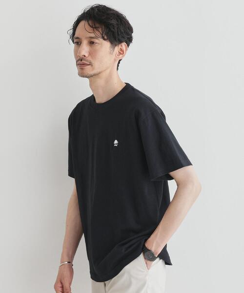 TAKEO KIKUCHI(タケオキクチ)の「【LIMITED】ワンポイント刺繍 半袖Tシャツ(Tシャツ/カットソー・メンズ・ブラック/チャコールグレー/ホワイト/ブルー・01/04/03/02)」の15枚目の写真