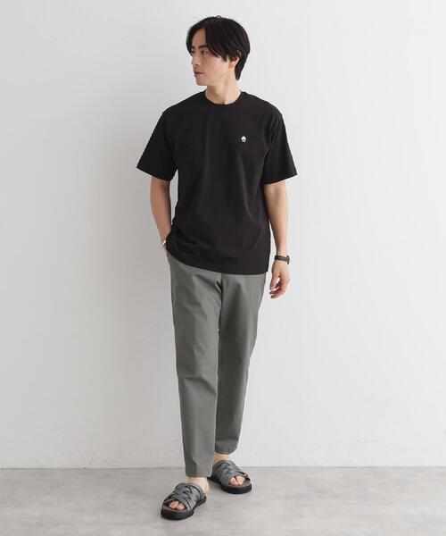TAKEO KIKUCHI(タケオキクチ)の「【LIMITED】ワンポイント刺繍 半袖Tシャツ(Tシャツ/カットソー・メンズ・ブラック/チャコールグレー/ホワイト/ブルー・01/04/03/02)」の18枚目の写真