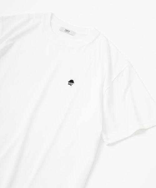 TAKEO KIKUCHI（タケオキクチ）の「【LIMITED】ワンポイント刺繍 半袖Tシャツ（Tシャツ/カットソー・メンズ・ブラック/チャコールグレー/ホワイト/ブルー・01/04/03/02）」の17枚目の写真