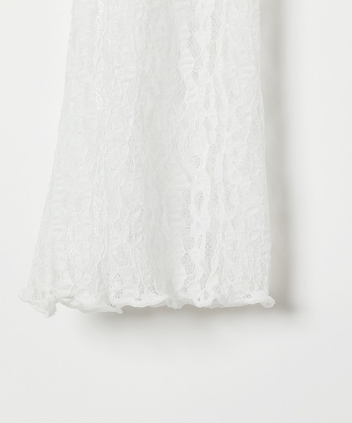 PAGEBOY（ページボーイ）の「レースフリルブラウス（シャツ/ブラウス・レディース・オフホワイト/ブラック・FREE）」の19枚目の写真