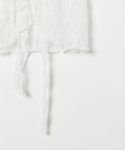 PAGEBOY（ページボーイ）の「レースフリルブラウス（シャツ/ブラウス・レディース・オフホワイト/ブラック・FREE）」の20枚目の写真