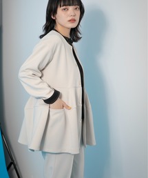 【新品未使用、タグ付き】エイミーロウ　ノーカラージャケット Eimee Law｜エイミーロウのノーカラージャケット通販 - ZOZOTOWN