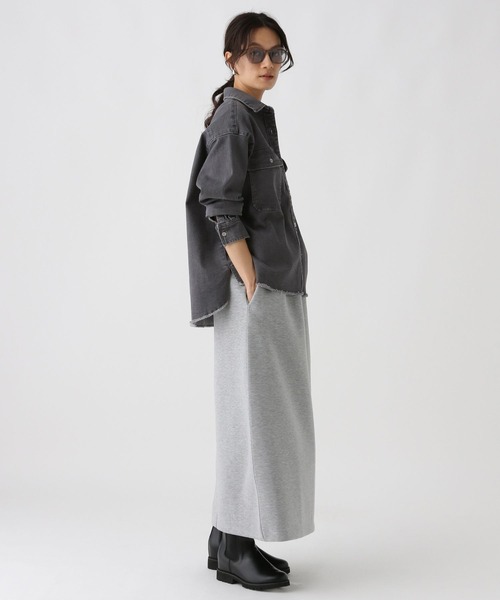 Elura（エルーラ）の「大人デニムシャツ/579977（シャツ/ブラウス・レディース・ブルー/ブラック/ライトブルー・FREE）」の12枚目の写真