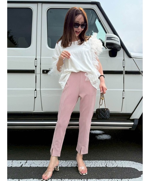 希少 極美品 MSGM 上質 フリル デザイン クルーネック Tシャツ 2XS maido-selection_221-022