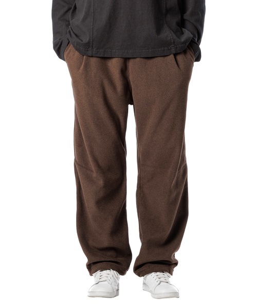 Sandinista（サンディニスタ）の「POLARTEC 200 Easy Fit Tuck Pants / ポーラテック200フリースタックパンツ（その他パンツ・メンズ・ブラック/ブラウン・LARGE/MEDIUM/SMALL）」の3枚目の写真