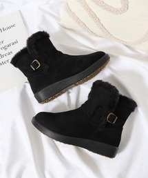 FUNALIVE（ファンアライブ）の「NZソール幅広6Eゆったり設計ファーブーツ（ブーツ・レディース）」