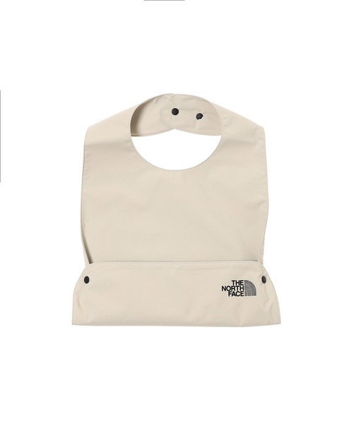THE NORTH FACE（ザノースフェイス）の「THE NORTH FACE Baby Compact Yummy Bib NNB22512（スタイ/よだれかけ・キッズ・カーキ/オレンジ/オフホワイト・FREE）」の4枚目の写真