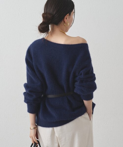 【美品・試着のみ】LoungedressFurウール2wayニットカーデ セール】FURウール2WAYニットカーデ（ニット/セーター）｜LOUNGEDRESS