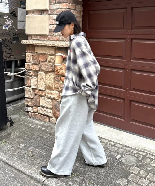 Franklin Climbing（フランクリンクライミング）の「【Franklin Climbing】【LEGACY】ユニセックスビンテージチェック加工ネルシャツ（シャツ/ブラウス・レディース・パープル/イエロー/オフホワイト/グリーン・MEDIUM/LARGE）」の21枚目の写真