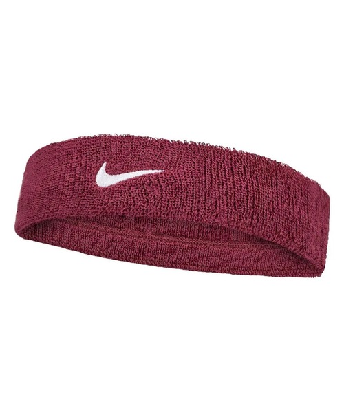 NIKE（ナイキ）の「NIKE/ナイキ スウッシュ ヘッドバンド クラシック パイル ロゴ BN1000（ヘアバンド・メンズ・ピンク/ホワイト/チャコールグレー/スカイブルー/ネイビー/パープル/バーガンディー/ブラック/グリーン・FREE）」の9枚目の写真