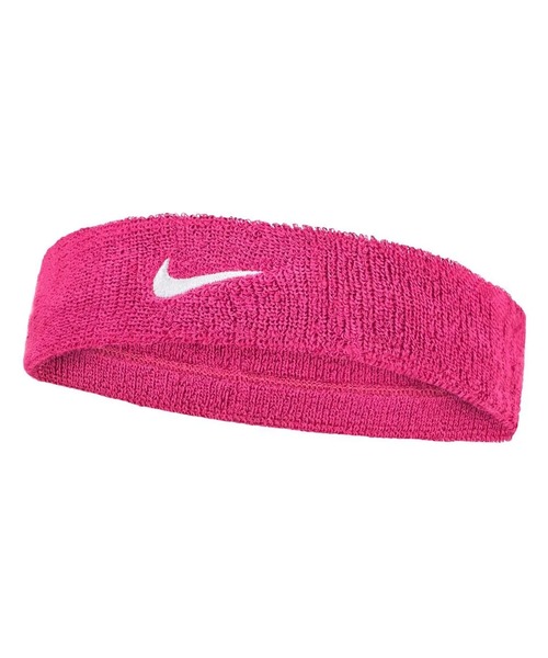 NIKE（ナイキ）の「NIKE/ナイキ スウッシュ ヘッドバンド クラシック パイル ロゴ BN1000（ヘアバンド・メンズ・ピンク/ホワイト/チャコールグレー/スカイブルー/ネイビー/パープル/バーガンディー/ブラック/グリーン・FREE）」の8枚目の写真