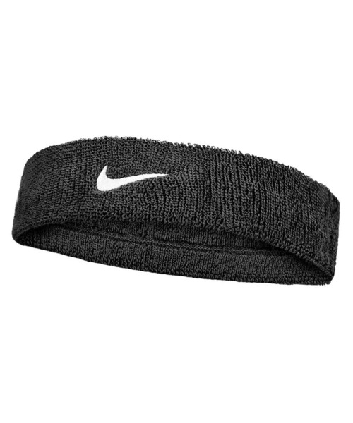 NIKE（ナイキ）の「NIKE/ナイキ スウッシュ ヘッドバンド クラシック パイル ロゴ BN1000（ヘアバンド・メンズ・ピンク/ホワイト/チャコールグレー/スカイブルー/ネイビー/パープル/バーガンディー/ブラック/グリーン・FREE）」の2枚目の写真