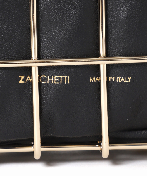 Zanchetti(ザンチェッティ)の「【ZANCHETTI / ザンケッティ】NAPPA MARKET BAG:ショルダーバッグ(ショルダーバッグ・レディース・ブラック・FREE)」の8枚目の写真