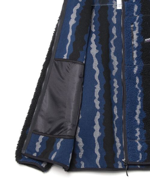 Gramicci（グラミチ）の「RIPPLE SHERPA JACKET｜リップルシェルパジャケット（ブルゾン・メンズ・ネイビー・XXL/XL/L/M/S/XS）」の10枚目の写真