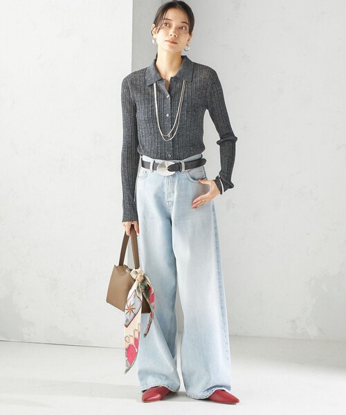 LEFIJE（レフィエ）の「LEFIJE: ラウンド ビッグ バックル ベルト（ベルト・レディース・ブラック・ONE SIZE）」の8枚目の写真