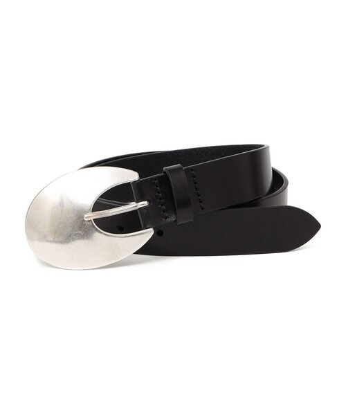 セール】LEFIJE: ラウンド ビッグ バックル ベルト（ベルト）｜LEFIJE