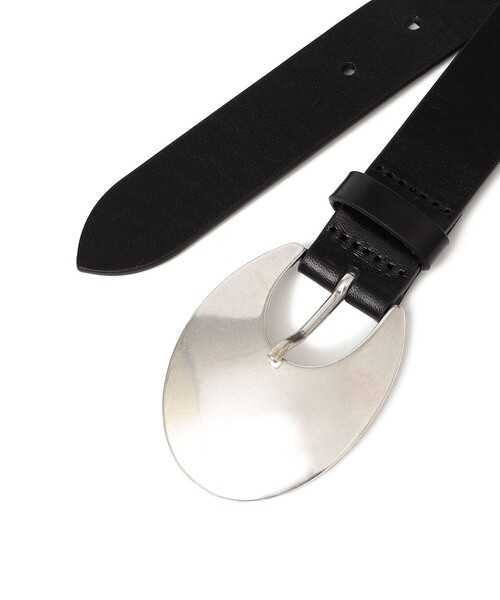 セール】LEFIJE: ラウンド ビッグ バックル ベルト（ベルト）｜LEFIJE