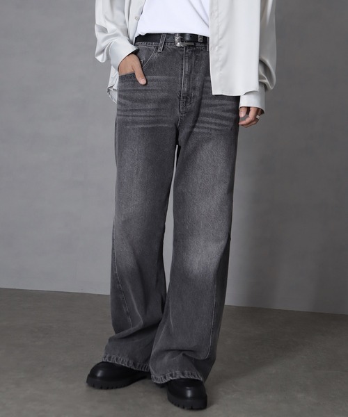 セール】【welise/ウェライズ】13ozハイグレードデニム 立体裁断カーブ