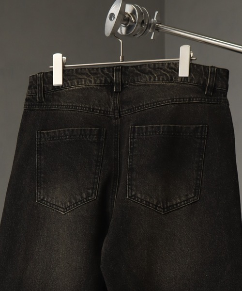 welise(ウェライズ)の「【welise/ウェライズ】13ozハイグレードデニム スリムフィットフレアパンツ(デニムパンツ・メンズ・グレー/ダークブラック/ライトインディゴブルー・L/M/S)」の19枚目の写真