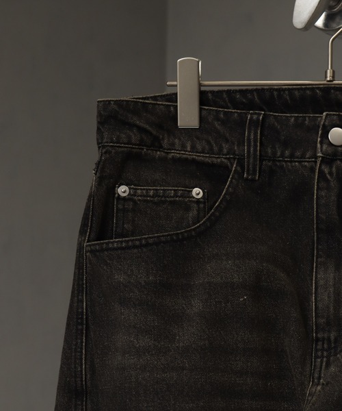 welise(ウェライズ)の「【welise/ウェライズ】13ozハイグレードデニム スリムフィットフレアパンツ(デニムパンツ・メンズ・グレー/ダークブラック/ライトインディゴブルー・L/M/S)」の17枚目の写真