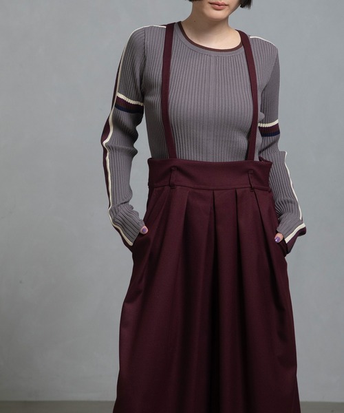 MARECHAL TERRE(マルシャルテル)の「サスペンダーパンツ(その他パンツ・レディース・グレー/ワインレッド/カーキ/ブラック・MEDIUM)」の10枚目の写真