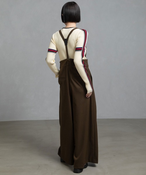 MARECHAL TERRE(マルシャルテル)の「サスペンダーパンツ(その他パンツ・レディース・グレー/ワインレッド/カーキ/ブラック・MEDIUM)」の13枚目の写真