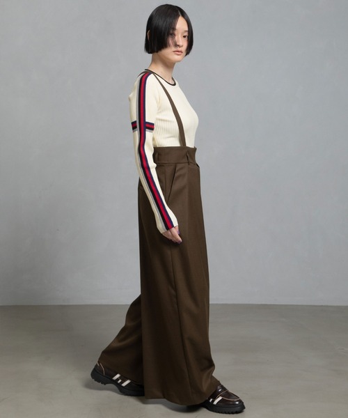 MARECHAL TERRE(マルシャルテル)の「サスペンダーパンツ(その他パンツ・レディース・グレー/ワインレッド/カーキ/ブラック・MEDIUM)」の14枚目の写真