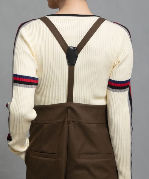 MARECHAL TERRE(マルシャルテル)の「サスペンダーパンツ(その他パンツ・レディース・グレー/ワインレッド/カーキ/ブラック・MEDIUM)」の18枚目の写真