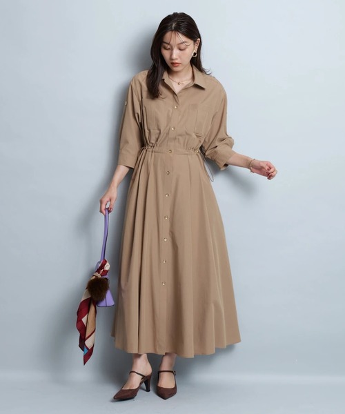 JUSGLITTY ジャスグリッティ　ワンピース SSサイズ　人気 JUSGLITTY（ジャスグリッティー）の「レディニットワンピース