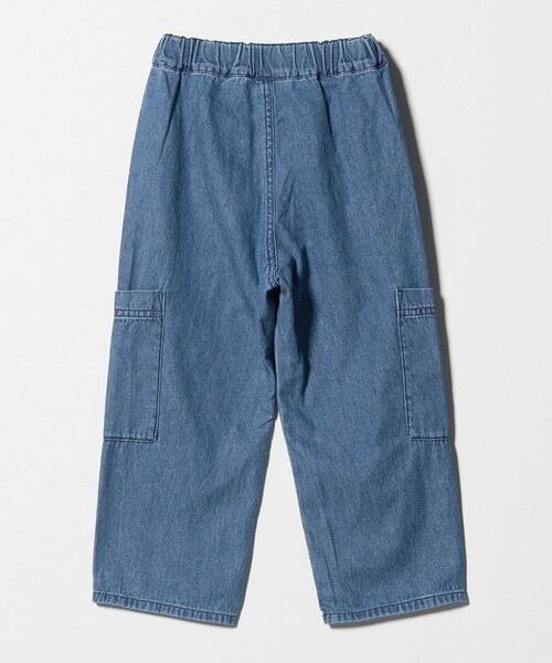 green label relaxing（グリーンレーベルリラクシング）の「デニム カーゴパンツ / キッズ  100㎝-160㎝（デニムパンツ・キッズ・コバルトブルー/ブラック・130cm/100cm/140cm/150cm/160cm/120cm/110cm）」の17枚目の写真