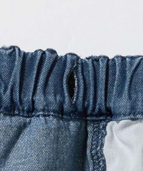 green label relaxing（グリーンレーベルリラクシング）の「デニム カーゴパンツ / キッズ  100㎝-160㎝（デニムパンツ・キッズ・コバルトブルー/ブラック・130cm/100cm/140cm/150cm/160cm/120cm/110cm）」の11枚目の写真