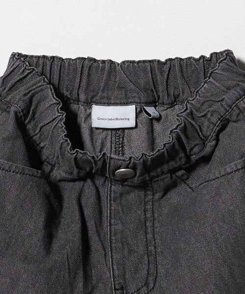 green label relaxing（グリーンレーベルリラクシング）の「デニム カーゴパンツ / キッズ  100㎝-160㎝（デニムパンツ・キッズ・コバルトブルー/ブラック・130cm/100cm/140cm/150cm/160cm/120cm/110cm）」の5枚目の写真