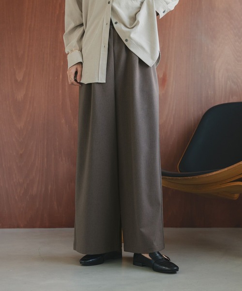 セール】イージーケアギャザーワイドパンツ/571199（その他パンツ