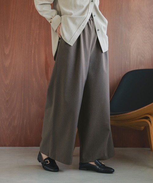 セール】イージーケアギャザーワイドパンツ/571199（その他パンツ