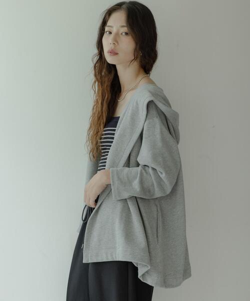 セール】裏毛フーディーカーディガン（カーディガン/ボレロ）｜URBAN