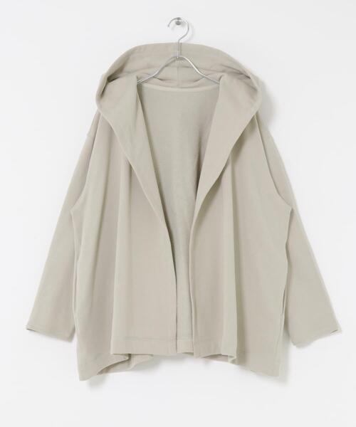 URBAN RESEARCH Sonny Label（アーバンリサーチサニーレーベル）の「裏毛フーディーカーディガン（カーディガン/ボレロ・レディース・ブラック/グレー/ベージュ系その他・FREE）」の13枚目の写真