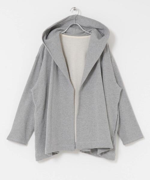 URBAN RESEARCH Sonny Label（アーバンリサーチサニーレーベル）の「裏毛フーディーカーディガン（カーディガン/ボレロ・レディース・ブラック/グレー/ベージュ系その他・FREE）」の21枚目の写真