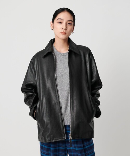 シープレザー フロントジップ ジャケット（その他アウター
