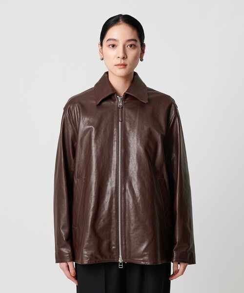 シープレザー フロントジップ ジャケット（その他アウター
