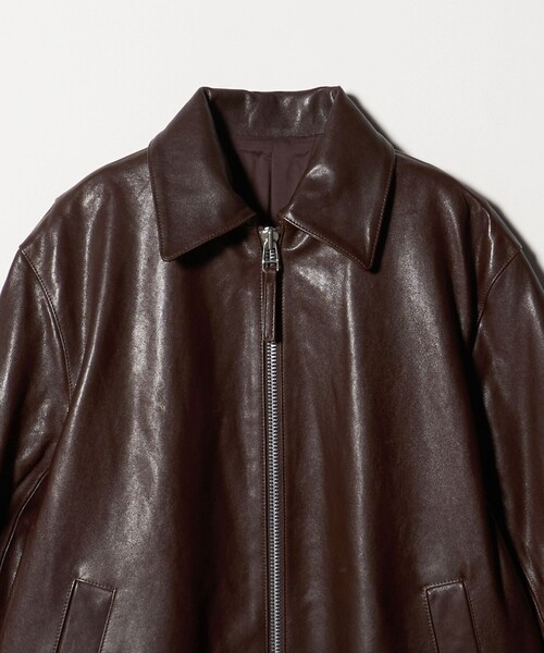 セール】シープレザー フロントジップ ジャケット（その他アウター