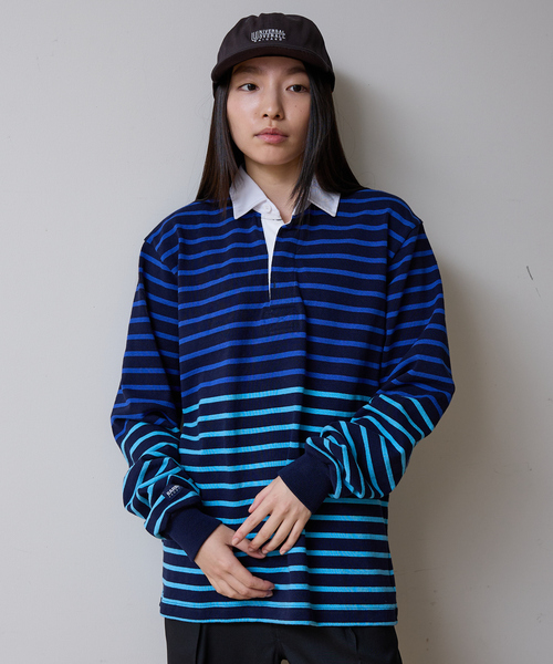 Barbarian(バーバリアン)の「【BARBARRIAN / バーバリアン】12ozHEAVY WEIGHT/ポロシャツ/ラガーシャツ/ユニセックス【WEB限定】(ポロシャツ・メンズ・ブルー系その他/ネイビー/ブラウン/ピンク・S/M/L/XL)」の3枚目の写真