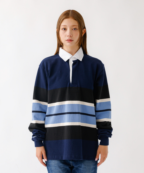 Barbarian(バーバリアン)の「【BARBARRIAN / バーバリアン】12ozHEAVY WEIGHT/ポロシャツ/ラガーシャツ/ユニセックス【WEB限定】(ポロシャツ・メンズ・ブルー系その他/ネイビー/ブラウン/ピンク・S/M/L/XL)」の13枚目の写真