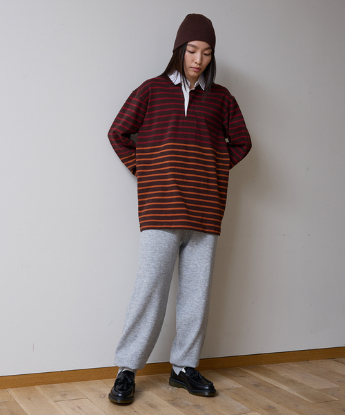 Barbarian(バーバリアン)の「【BARBARRIAN / バーバリアン】12ozHEAVY WEIGHT/ポロシャツ/ラガーシャツ/ユニセックス【WEB限定】(ポロシャツ・メンズ・ブルー系その他/ネイビー/ブラウン/ピンク・S/M/L/XL)」の6枚目の写真