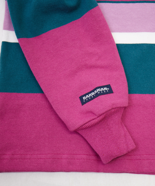 Barbarian(バーバリアン)の「【BARBARRIAN / バーバリアン】12ozHEAVY WEIGHT/ポロシャツ/ラガーシャツ/ユニセックス【WEB限定】(ポロシャツ・メンズ・ブルー系その他/ネイビー/ブラウン/ピンク・S/M/L/XL)」の10枚目の写真