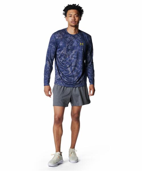 UNDER ARMOUR（アンダーアーマー）の「UAテック カモ ロングスリーブ Tシャツ（トレーニング/メンズ）（Tシャツ/カットソー・メンズ・ネイビー・2XL/3XL/M/XL/L/S）」の2枚目の写真