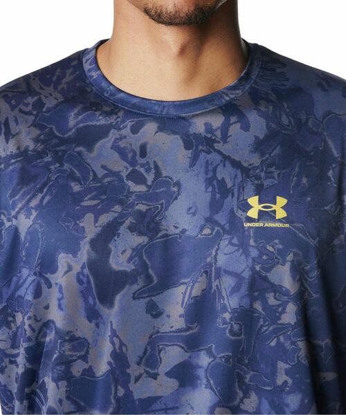 UNDER ARMOUR（アンダーアーマー）の「UAテック カモ ロングスリーブ Tシャツ（トレーニング/メンズ）（Tシャツ/カットソー・メンズ・ネイビー・2XL/3XL/M/XL/L/S）」の3枚目の写真